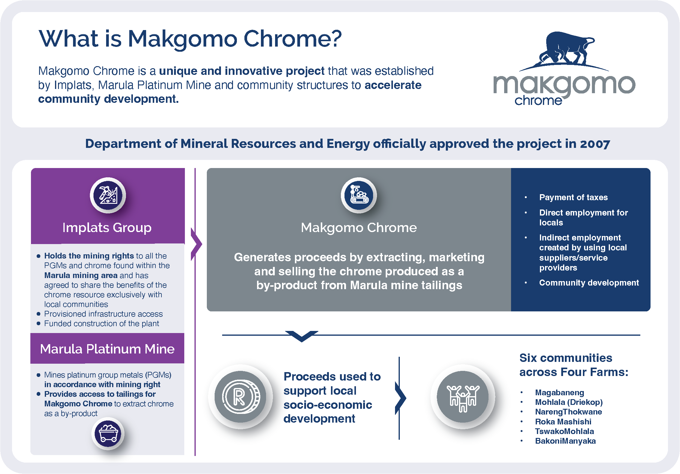 What is Makgomo Chrome?